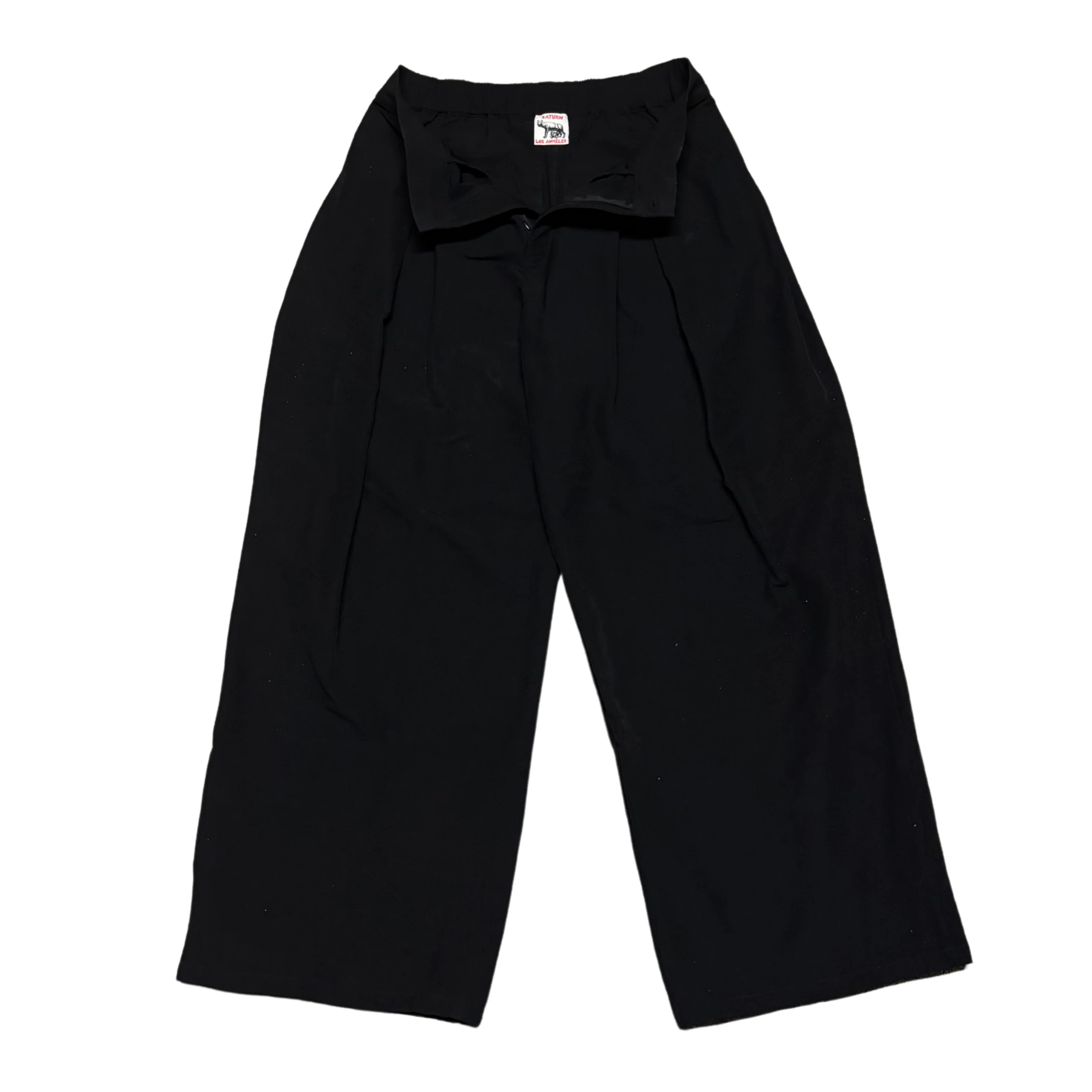 Pleated Climb Pants Black